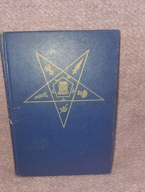 1950s Masonic Mini Blue Hc Book